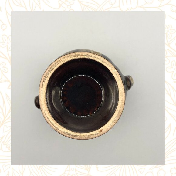 Vintage West German Pottery Vase Drip Glazed - Picture 6 of 6